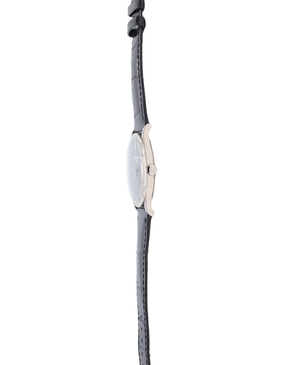 Patek Philippe Calatrava Charcoal Gray Dial on Strap 6119G-001 Complete 2024