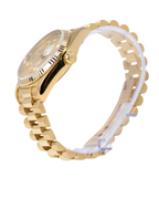 Rolex Day-Date 36mm Champagne Stick Dial on President 18038
