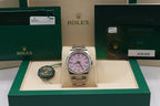 Rolex Oyster Perpetual 36 Candy Pink Index Dial on Oyster 126000 Complete 2025