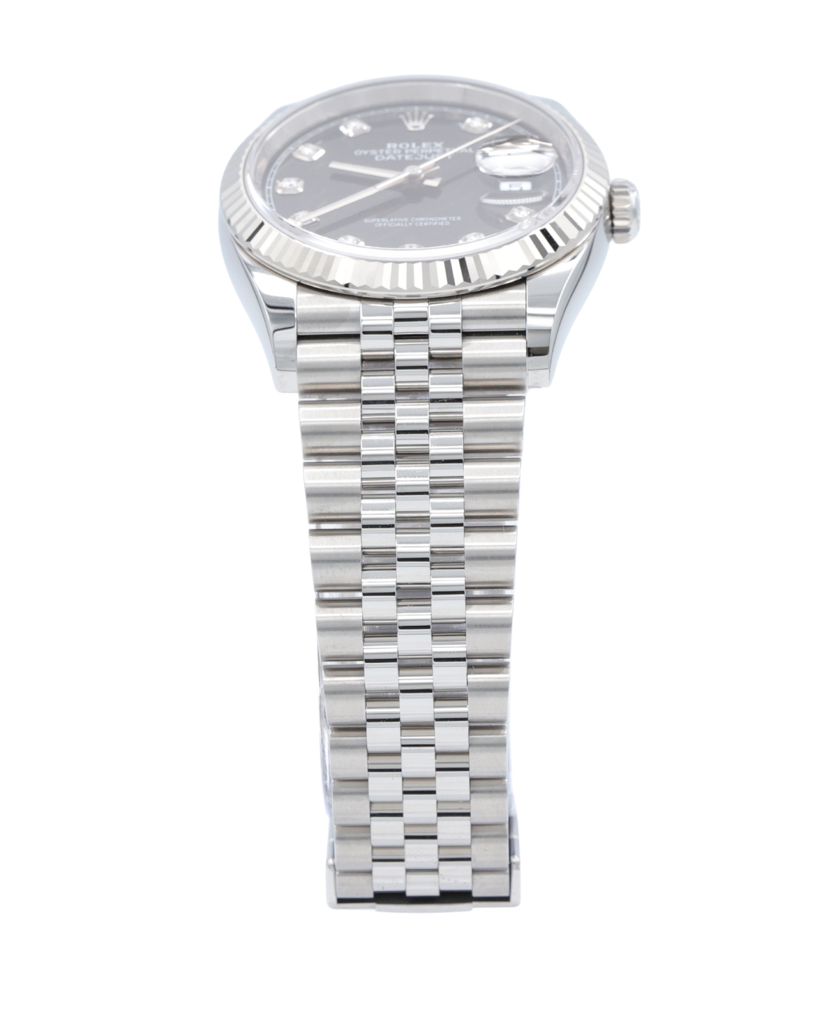 Rolex Datejust Black Diamond Dial on Jubilee 126234 Complete 2025