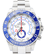 Rolex Yacht-Master II Matt White Dial on Oyster 116680 Complete 2023