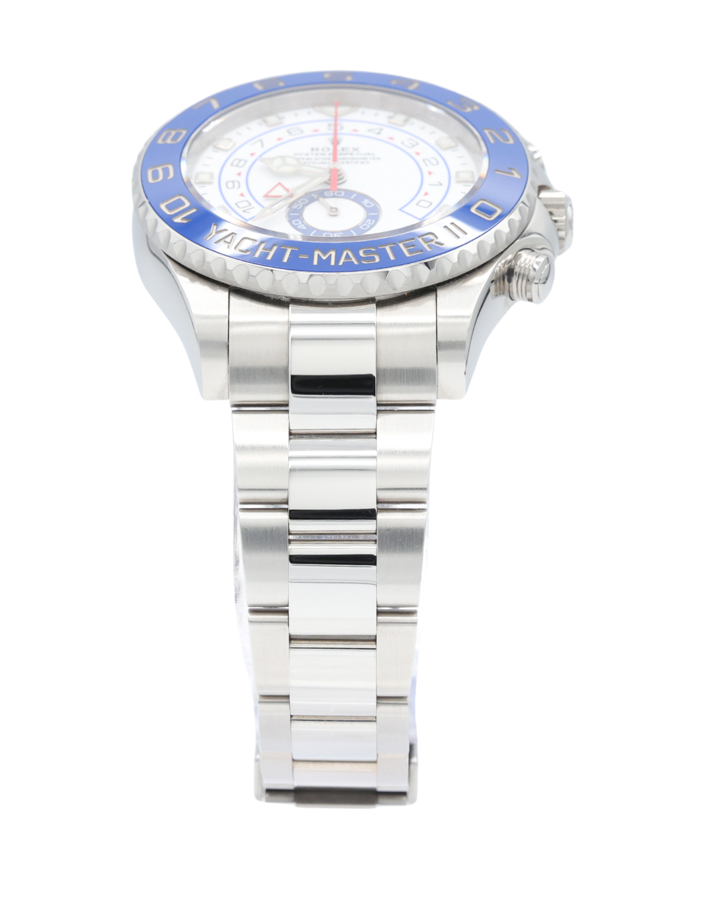 Rolex Yacht-Master II Matt White Dial on Oyster 116680 Complete 2023