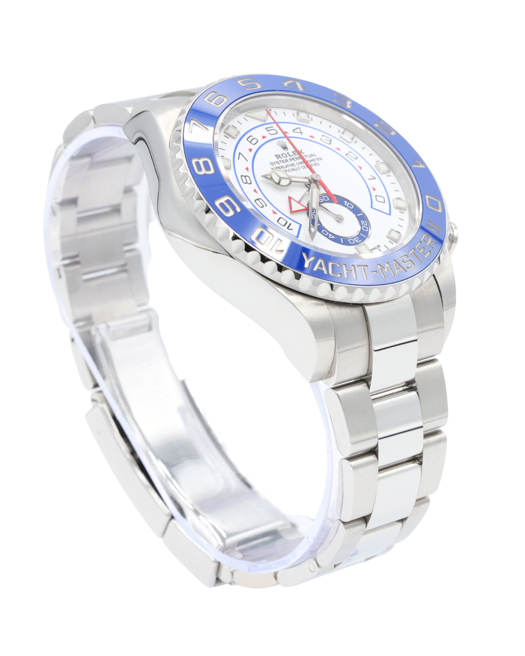Rolex Yacht-Master II Matt White Dial on Oyster 116680 Complete 2023