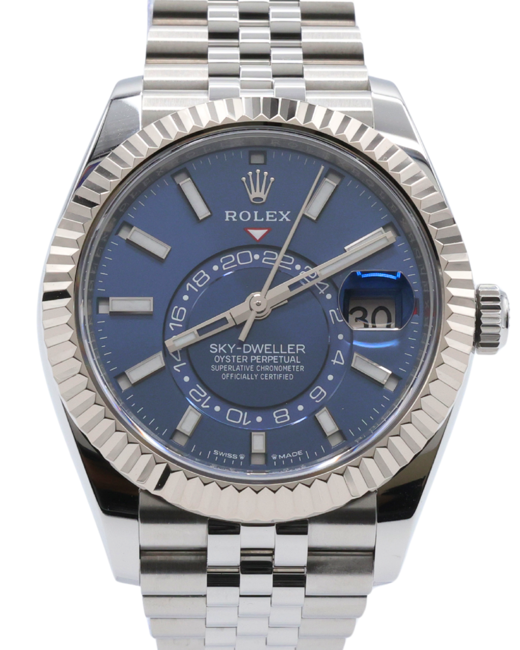Rolex SkyDweller Blue Index Dial on Jubilee 336934 Complete 2024