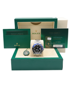 Rolex GMT-Master II Batman Black Dial on Oyster 126710BLNR Complete 2022