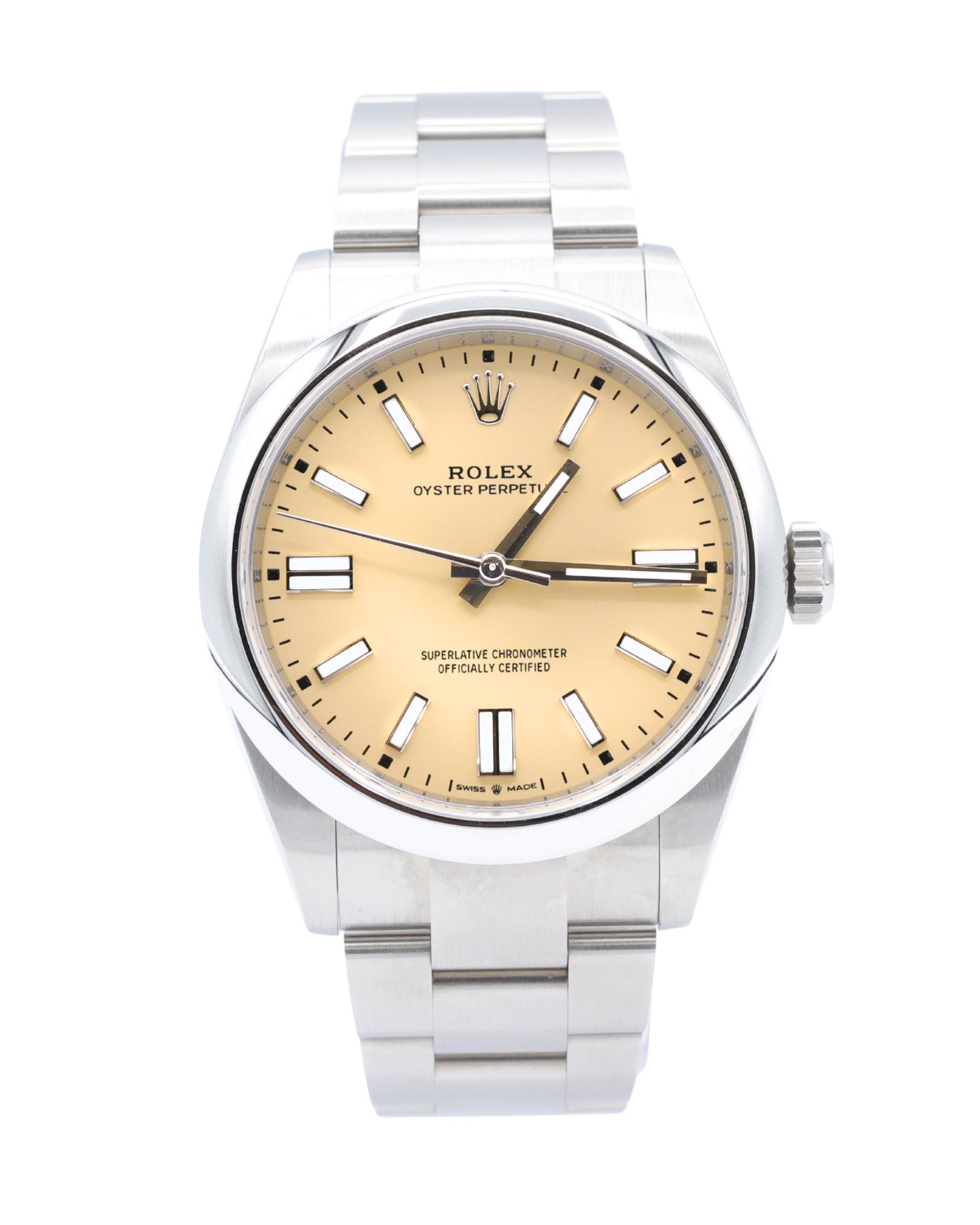 Rolex Oyster Perpetual 41 Beige Dial on Oyster 134300 Complete 2025