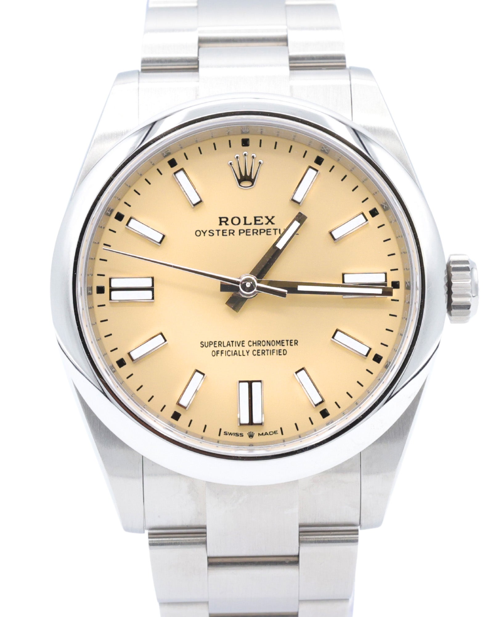 Rolex Oyster Perpetual 41 Beige Dial on Oyster 134300 Complete 2025