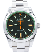 Rolex Milgauss Black Dial on Oyster 116400GV Complete 2021