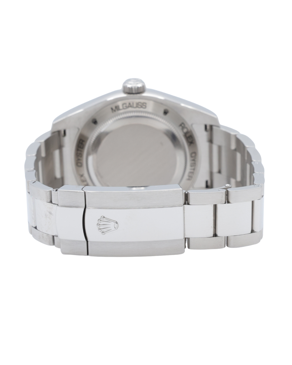 Rolex Milgauss Black Dial on Oyster 116400GV Complete 2021