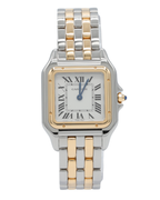Cartier Panthere Med Silver Dial on Bracelet W2PN0019 Complete Open Date