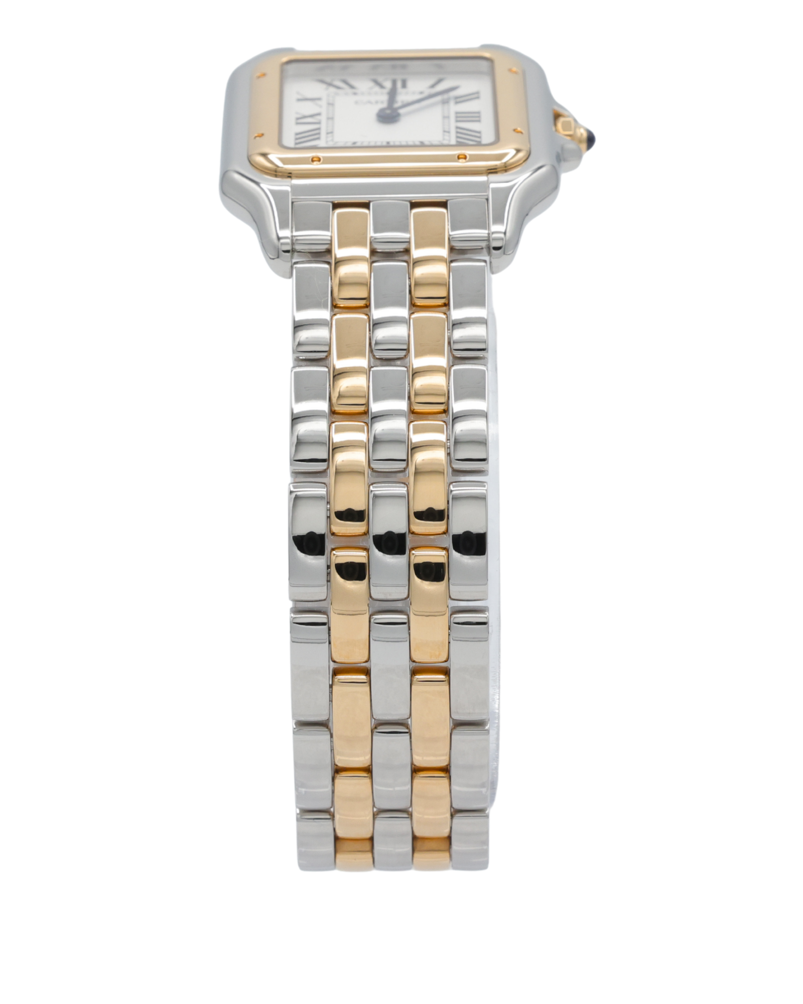 Cartier Panthere Med Silver Dial on Bracelet W2PN0019 Complete Open Date