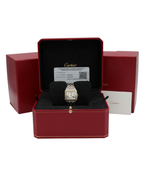Cartier Panthere Med Silver Dial on Bracelet W2PN0019 Complete Open Date