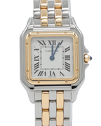 Cartier Panthere Med Silver Dial on Bracelet W2PN0019 Complete Open Date