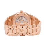 Audemars Piguet Royal Oak Selfwinding Silver Dial on Bracelet 77351OR.ZZ.1261OR.01 Complete Open Date