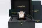 Audemars Piguet Royal Oak Selfwinding Silver Dial on Bracelet 77351OR.ZZ.1261OR.01 Complete Open Date