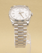 Rolex Day-Date 40 Meteorite Baguette Diamond Dial on President 228239 Complete 2020