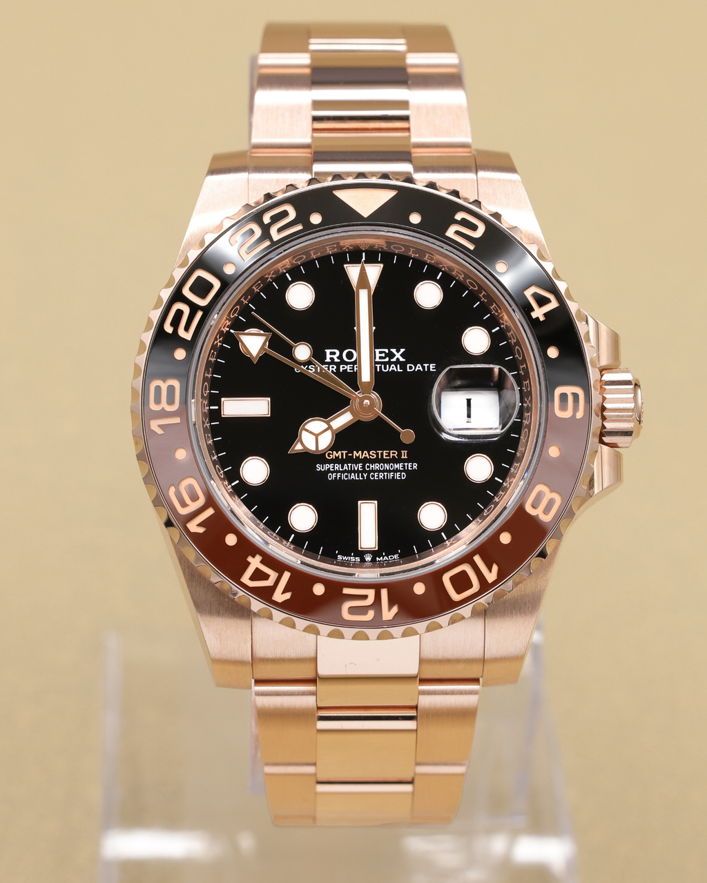 Rolex GMT-Master II "Root Beer" Black Dial on Oyster 126715CHNR Complete 2022