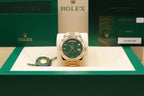 Rolex Day-Date 40 Green Roman Dial on President 228238 Complete 2024