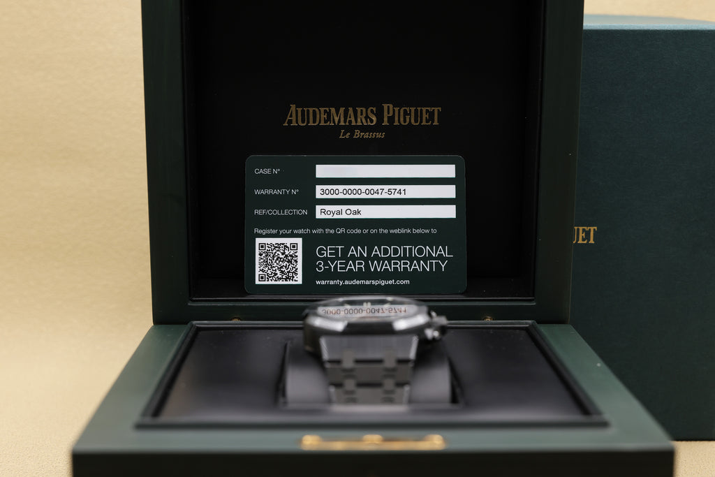 Audemars Piguet Royal Oak Selfwinding Chronograph Black Dial on Bracelet 26240CE.OO.1225CE.02 Complete 2025