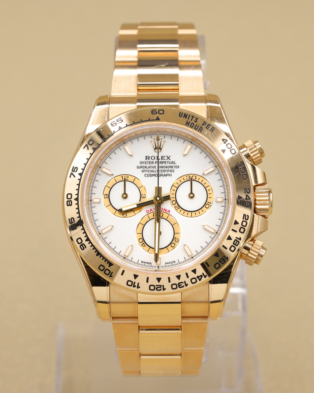 Rolex Daytona White Index Dial on Oyster 126508 Complete 2024