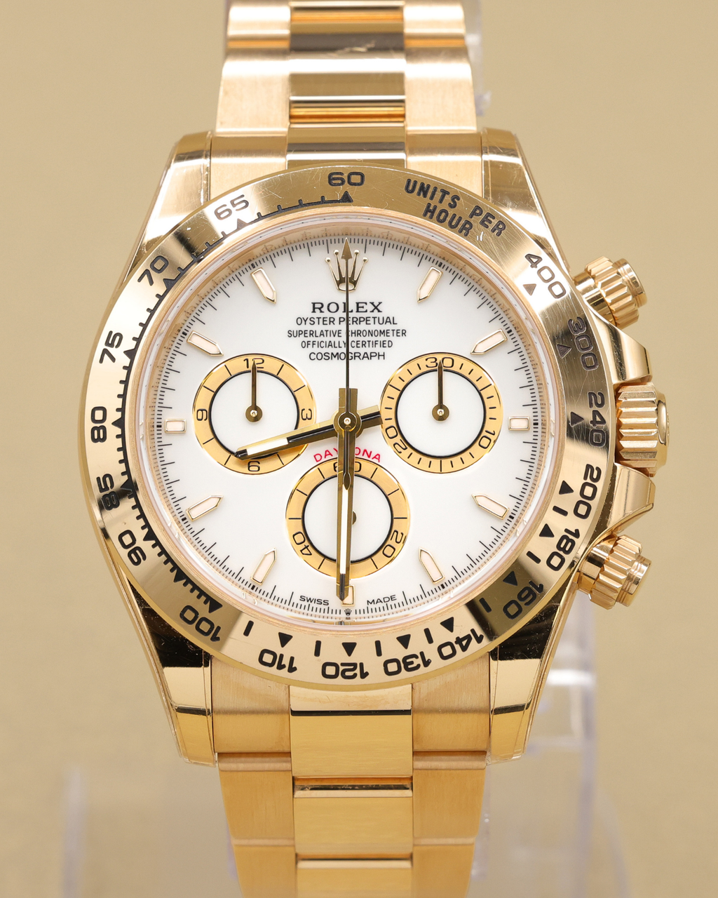 Rolex Daytona White Index Dial on Oyster 126508 Complete 2024