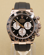 Rolex Daytona Black And Sundust Index Dial on Oysterflex 126515LN Complete 2024