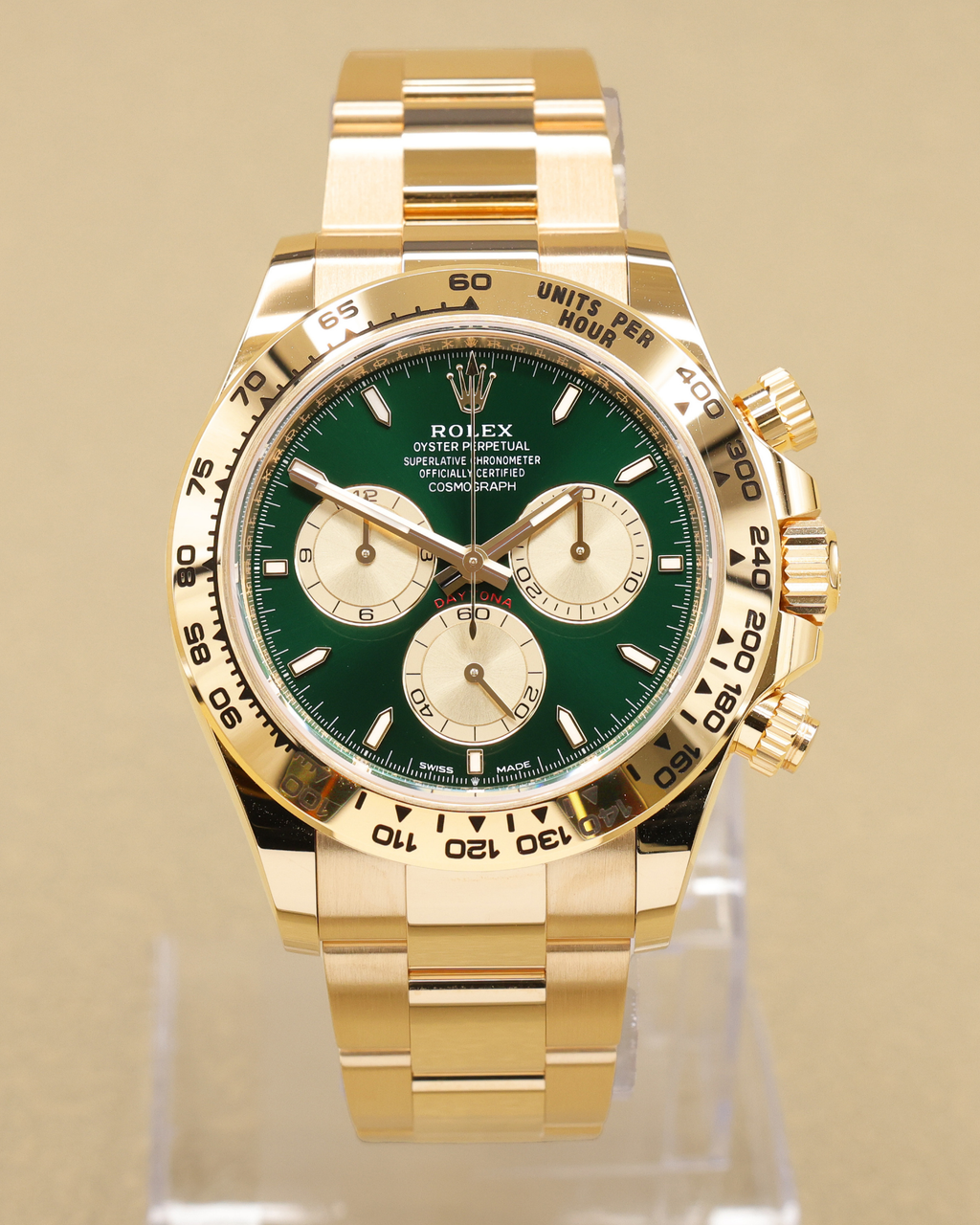 Rolex Daytona Bright Green and Golden Dial on Oyster 126508 Complete 2026