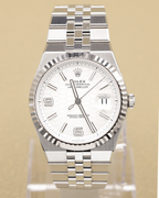 Rolex Land-Dweller 40 Intense White, Honeycomb Motif Dial on Flat Jubilee 127334 Complete 2025
