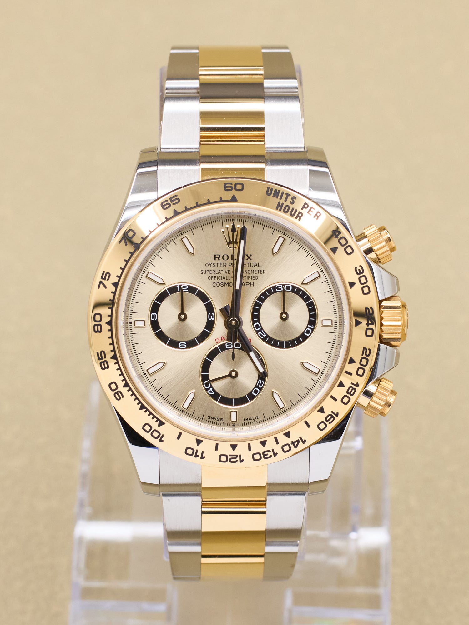 Rolex Daytona Golden Index Dial on Oyster 126503 Complete 2024