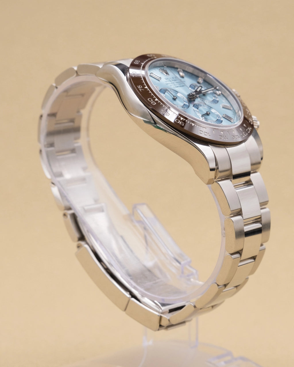 Rolex Daytona Ice Blue Diamond Dial on Oyster 116506 Complete 2023