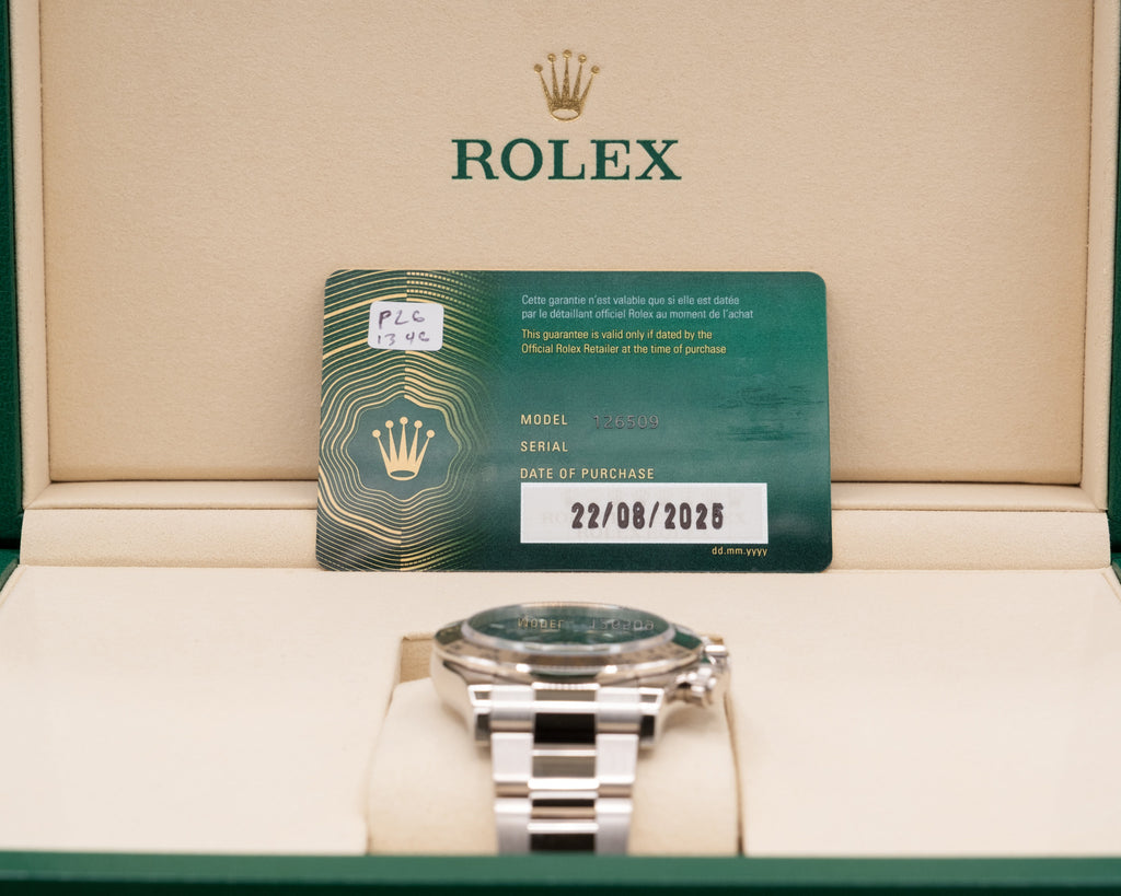 Rolex Daytona Steel And Blue Index Dial on Oyster 126509 Complete 2025