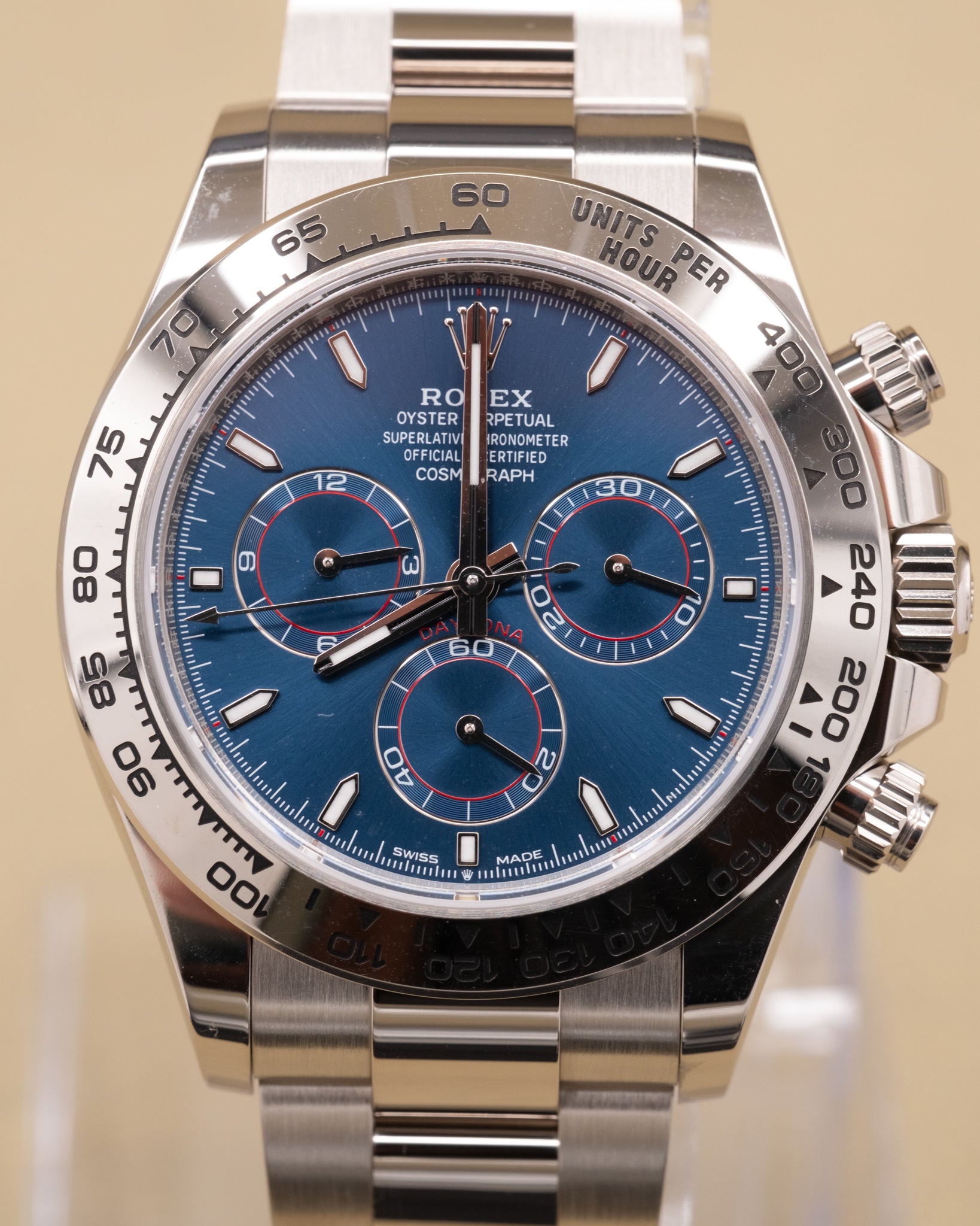 Rolex Daytona Steel And Blue Index Dial on Oyster 126509 Complete 2025