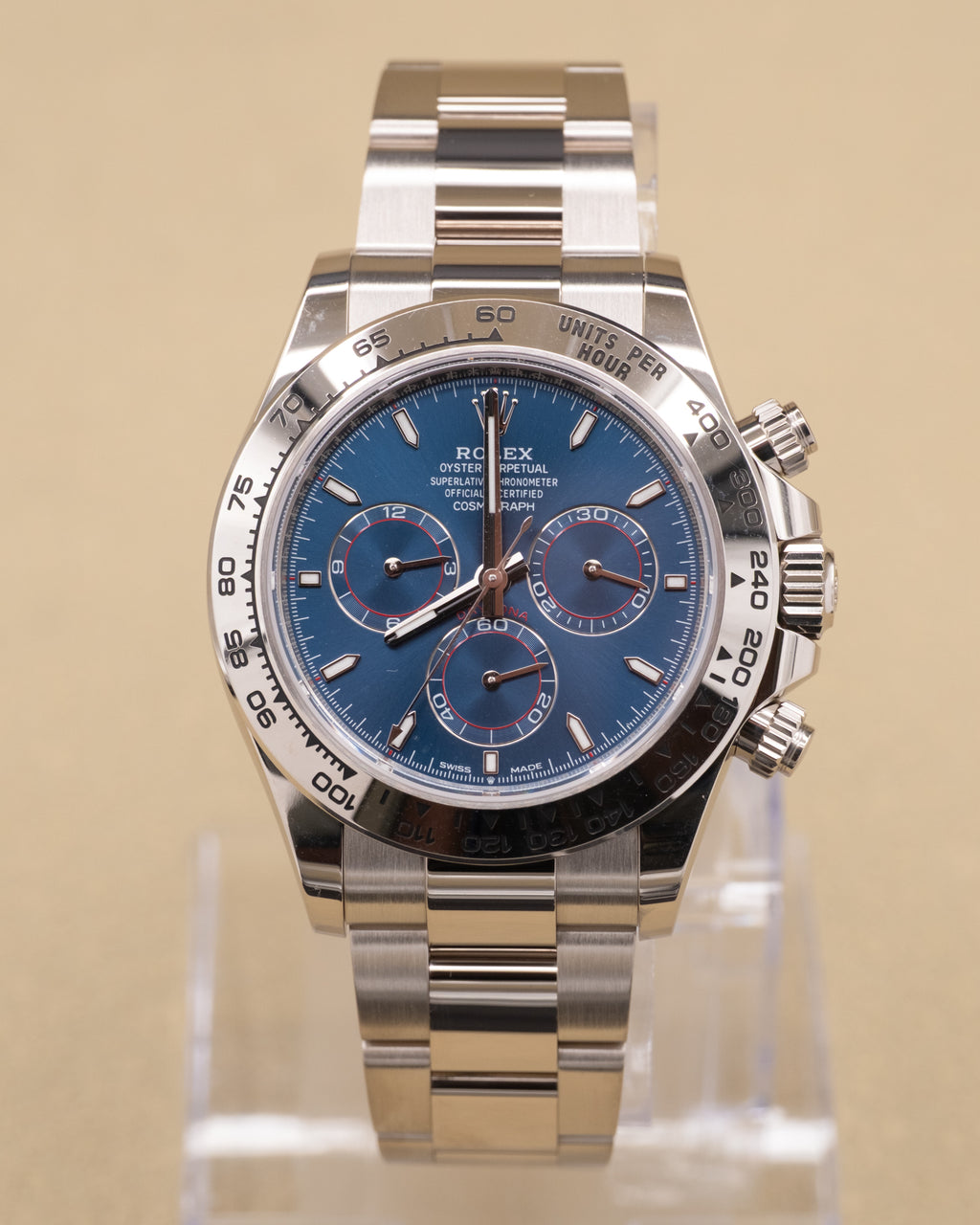Rolex Daytona Steel And Blue Index Dial on Oyster 126509 Complete 2025