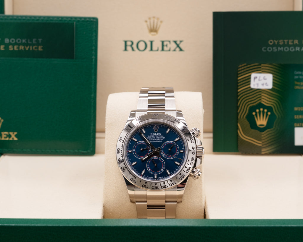Rolex Daytona Steel And Blue Index Dial on Oyster 126509 Complete 2025