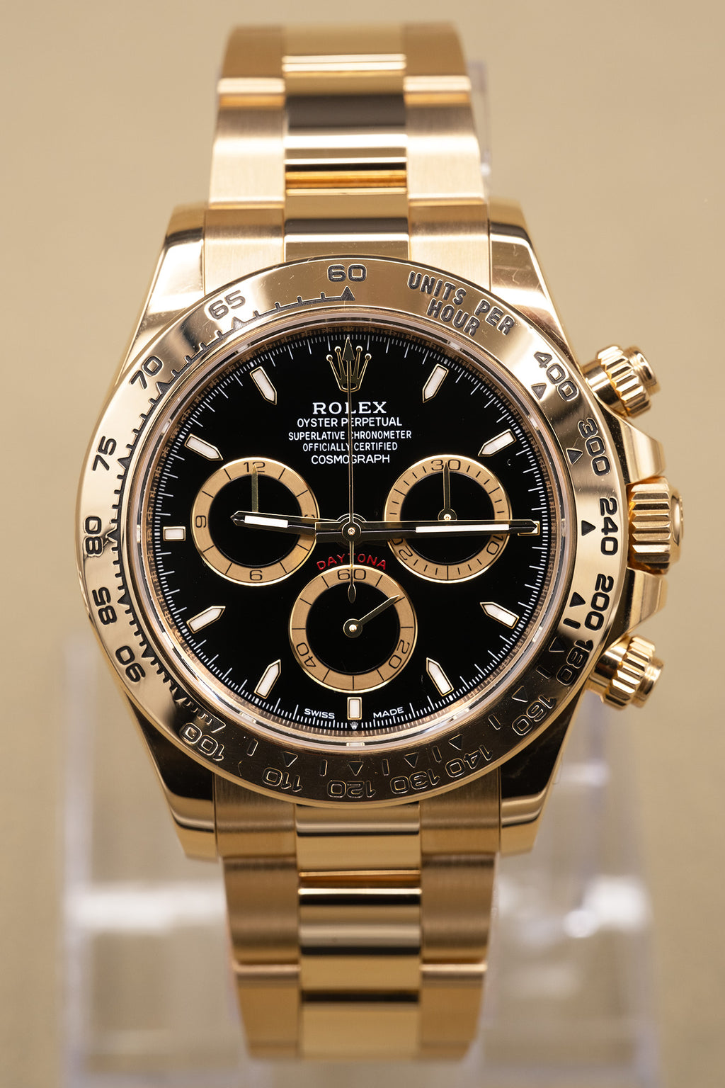 Rolex Daytona Black Index Dial on Oyster 126508 Complete 2025