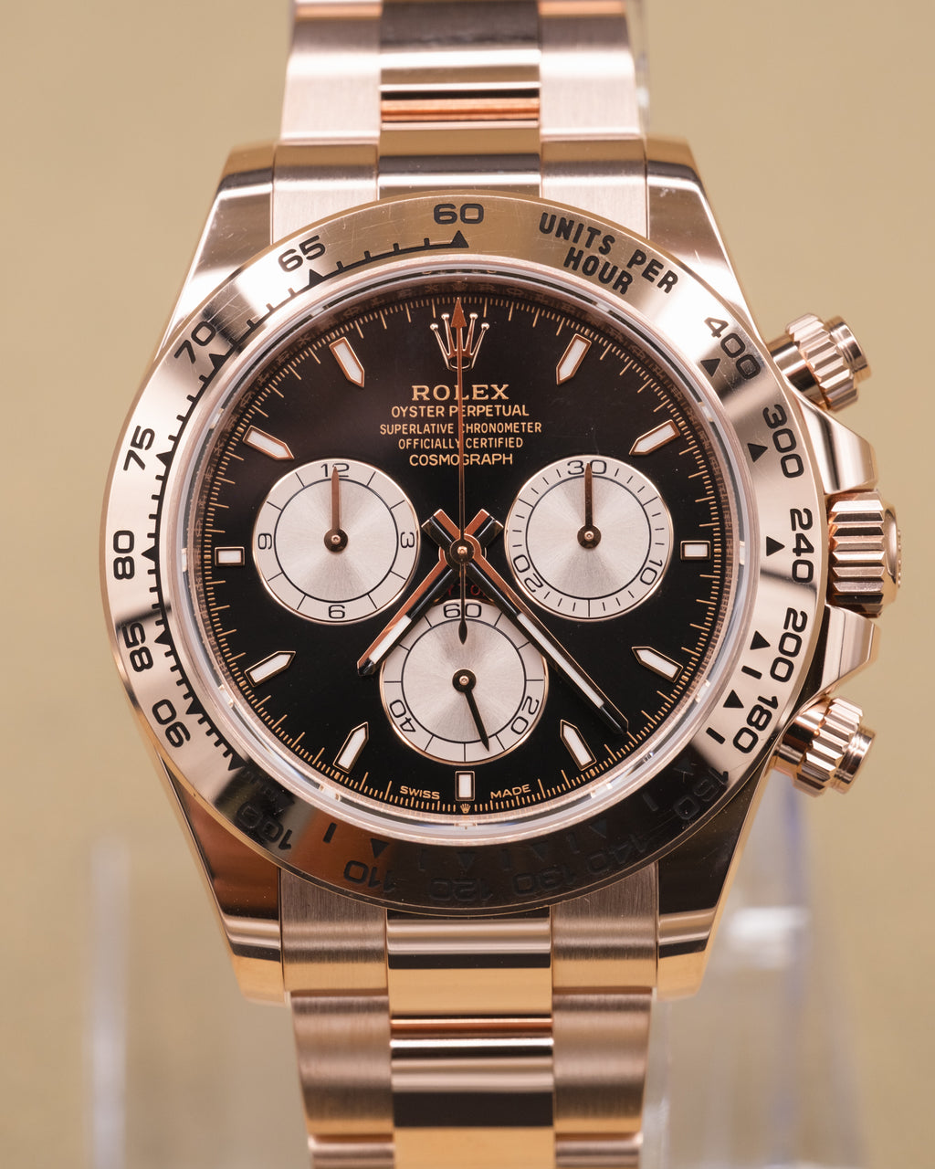 Rolex Daytona Black And Sundust Index Dial on Oyster 126505 Complete 2026