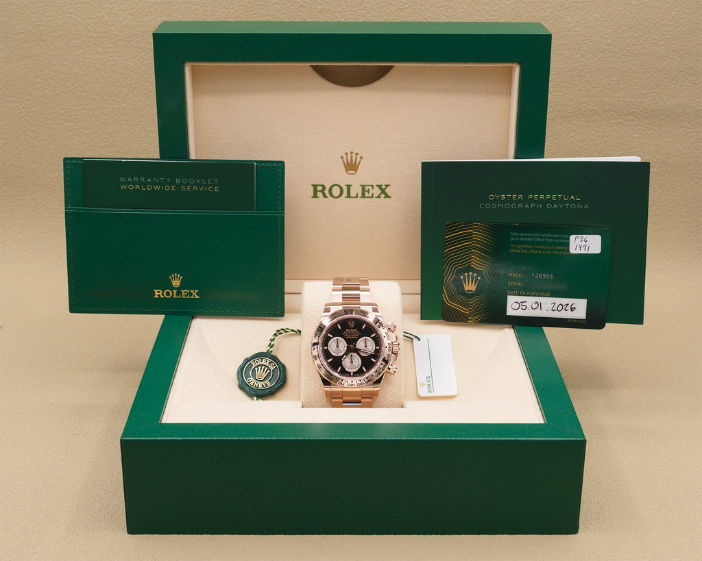 Rolex Daytona Black And Sundust Index Dial on Oyster 126505 Complete 2026