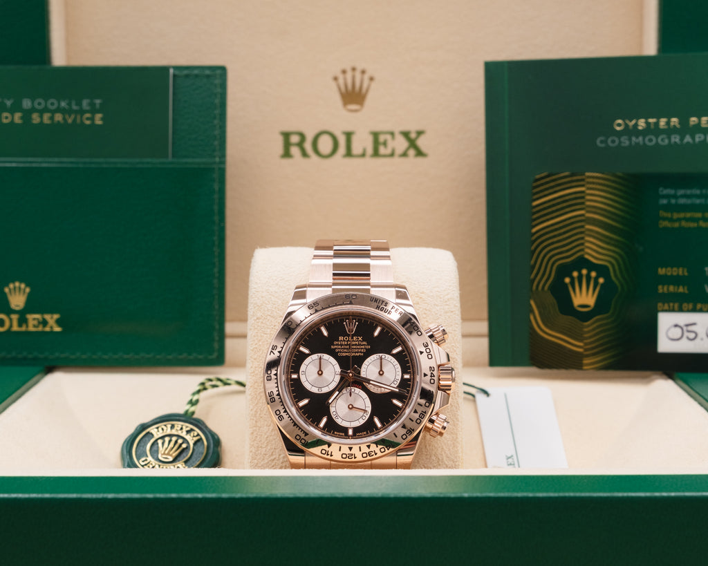 Rolex Daytona Black And Sundust Index Dial on Oyster 126505 Complete 2026