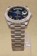 Rolex Day-Date 40 Blue Ombre Roman Dial on President 228349RBR Complete 2025