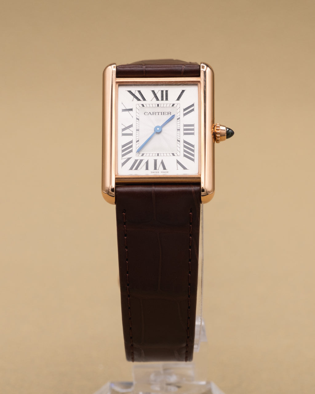 Cartier Tank Louis Cartier Large Silver Dial on Leather Strap WGTA0011 Complete 2025