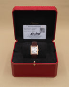 Cartier Tank Louis Cartier Large Silver Dial on Leather Strap WGTA0011 Complete 2025