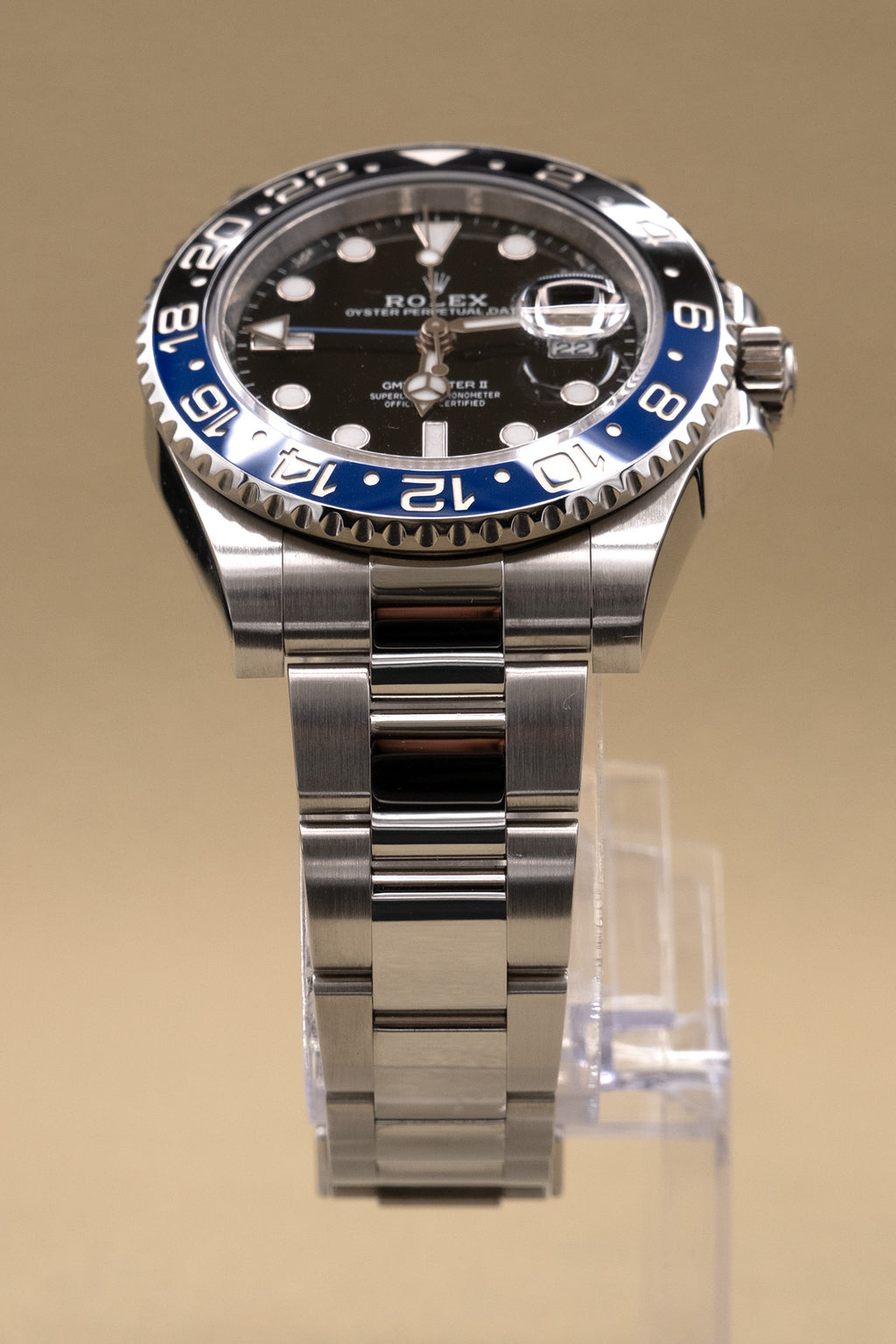 Rolex GMT-Master II Batman Black Dial on Oyster 126710BLNR Complete 2023