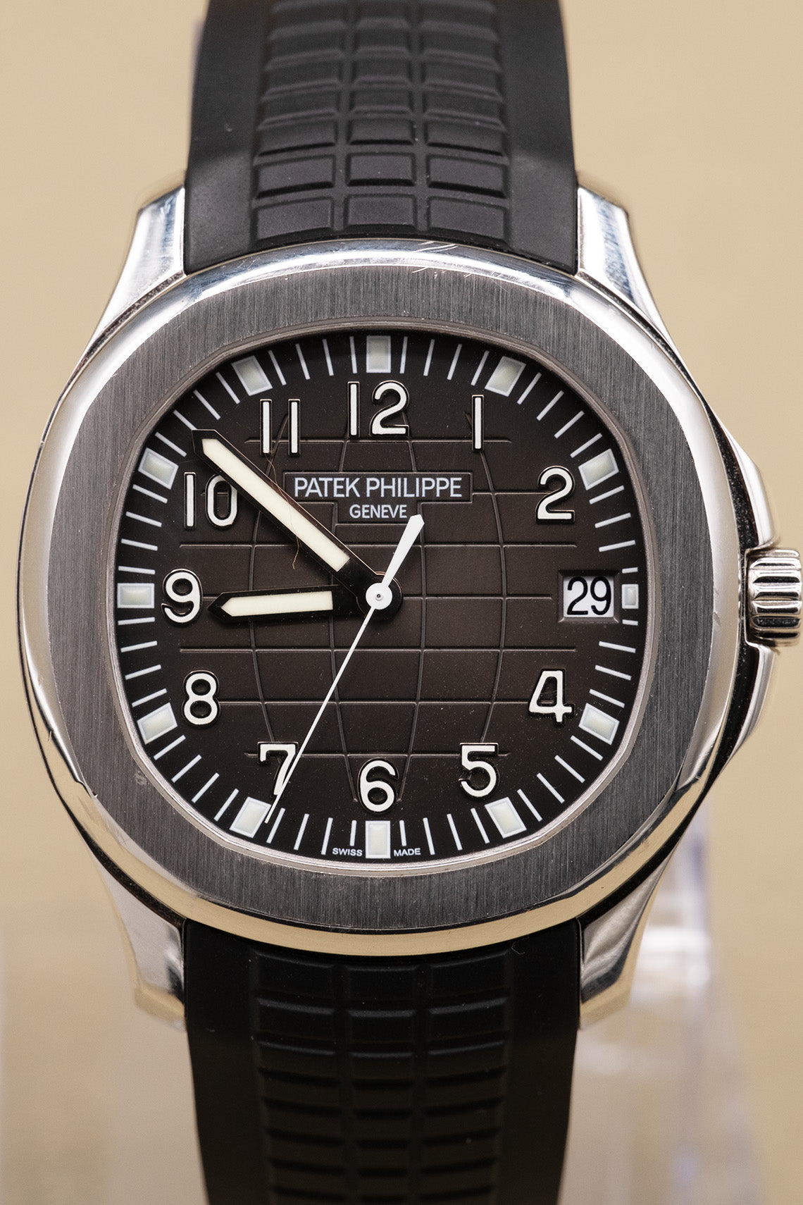 Patek Philippe Aquanaut Black Dial on Strap 5167A-001 Papers 2011
