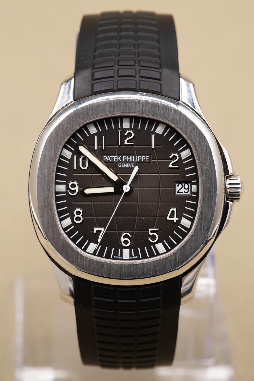 Patek Philippe Aquanaut Black Dial on Strap 5167A-001 Papers 2011