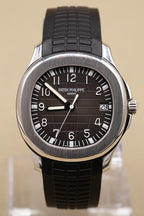 Patek Philippe Aquanaut Black Dial on Strap 5167A-001 Papers 2011