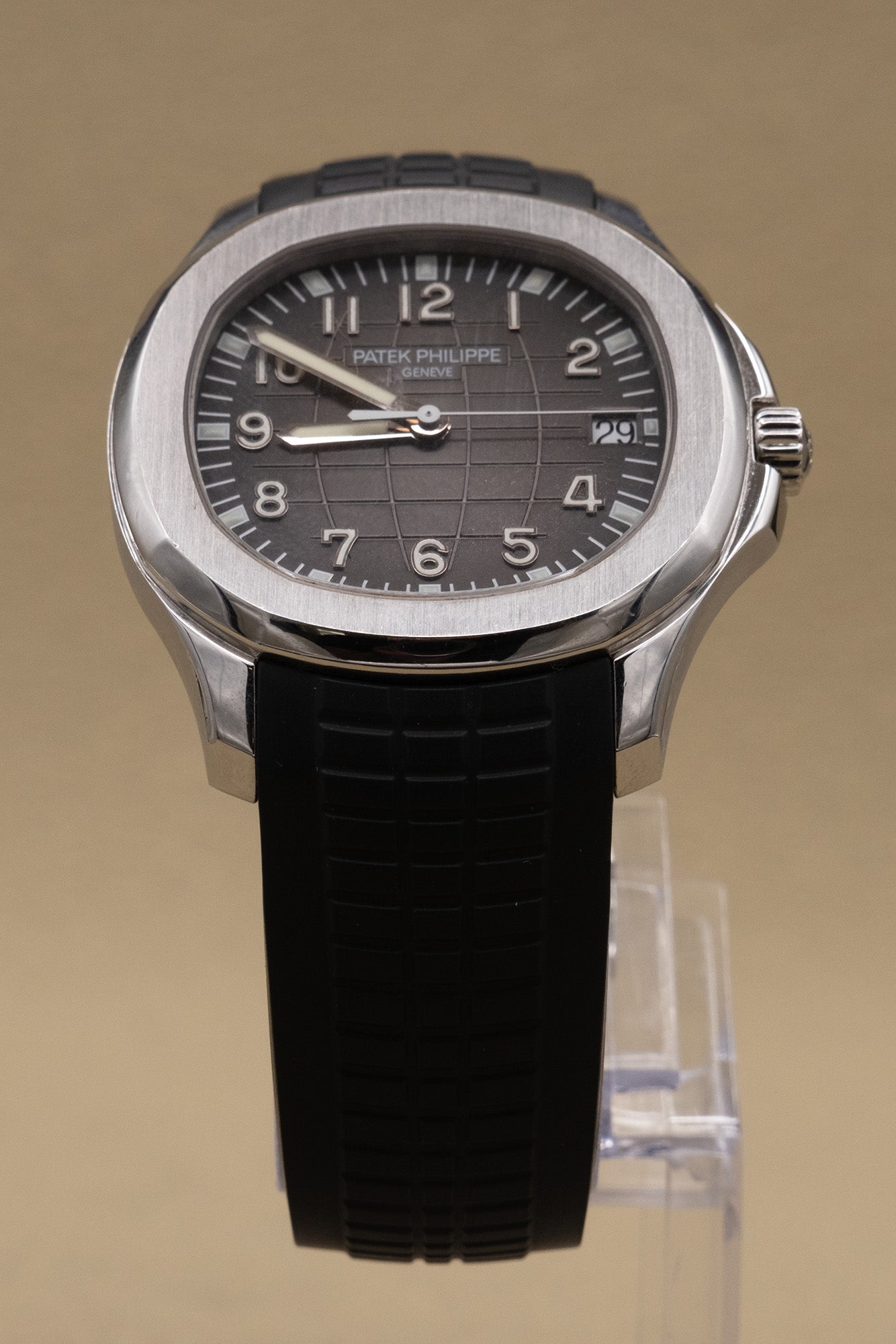 Patek Philippe Aquanaut Black Dial on Strap 5167A-001 Papers 2011