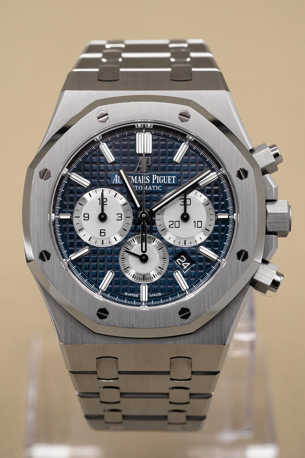 Audemars Piguet Royal Oak Chronograph Blue Dial on Bracelet 26331ST.OO.1220ST.01 Complete