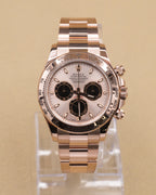 Rolex Daytona Pink Index Dial on Oysterlock 116505 Complete 2021