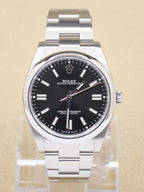 Rolex Oyster Perpetual 41 Black Index Dial on Oyster 124300 Complete 2023