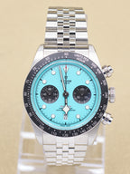 Tudor Black Bay Chrono Turquoise Dial on Stainless Steel M79360N Complete 2025